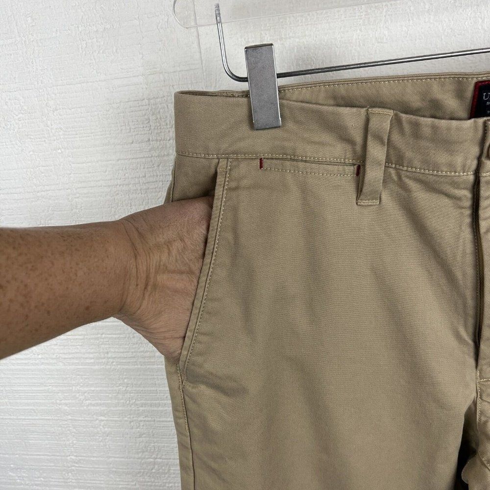UNTUCKit Pants 30 Mens Tan Classic Chino Straight Leg Cotton Blend St. Clair - Picture 3 of 9